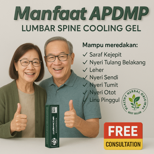 ORIGINAL APDMP Lumbar Spine Cooling Gel - Gambar 7
