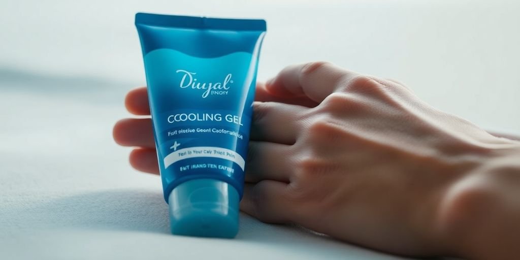 Salep gel pendingin untuk nyeri punggung.